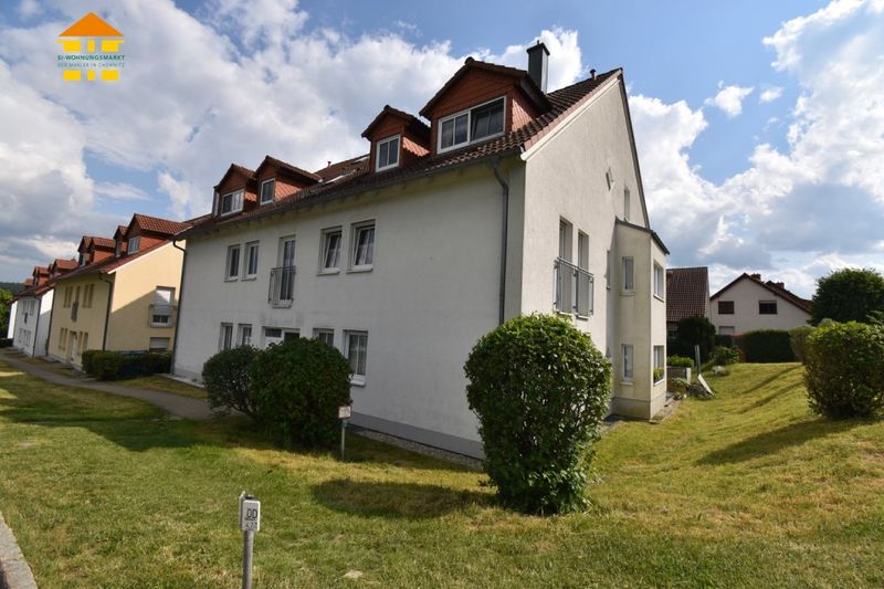 Tolle Lage, schöner Balkon mit Ausblick auf das Erzgebirge